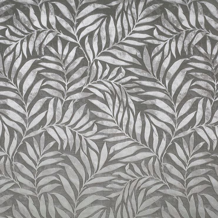 Fibre Naturelle Ella Charcoal Fabric