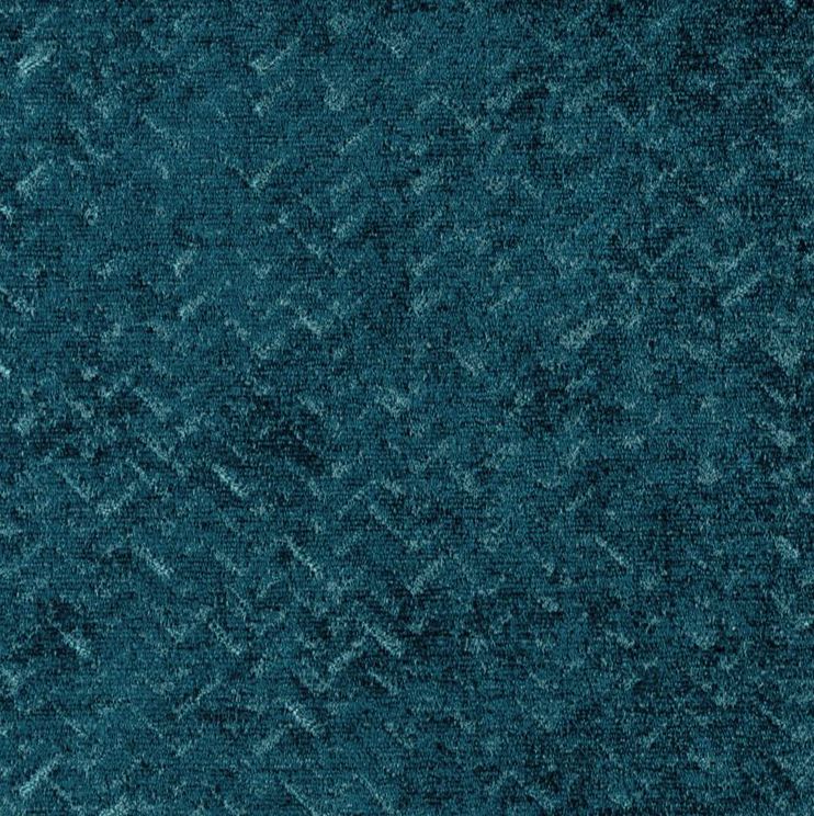Fibre Naturelle Romeo Petrol Fabric