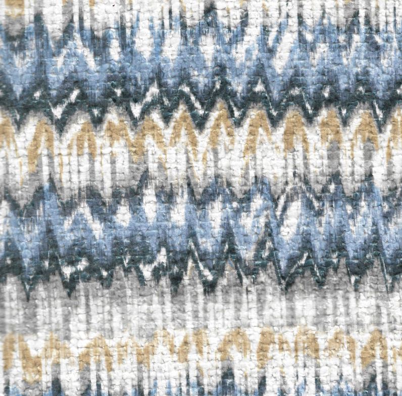 Wemyss Mengikat Iskat Denim FR Fabric