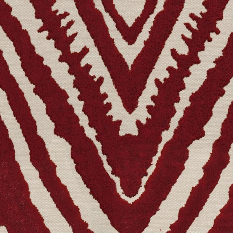 Wemyss Artisan Deco Crimson Fabric