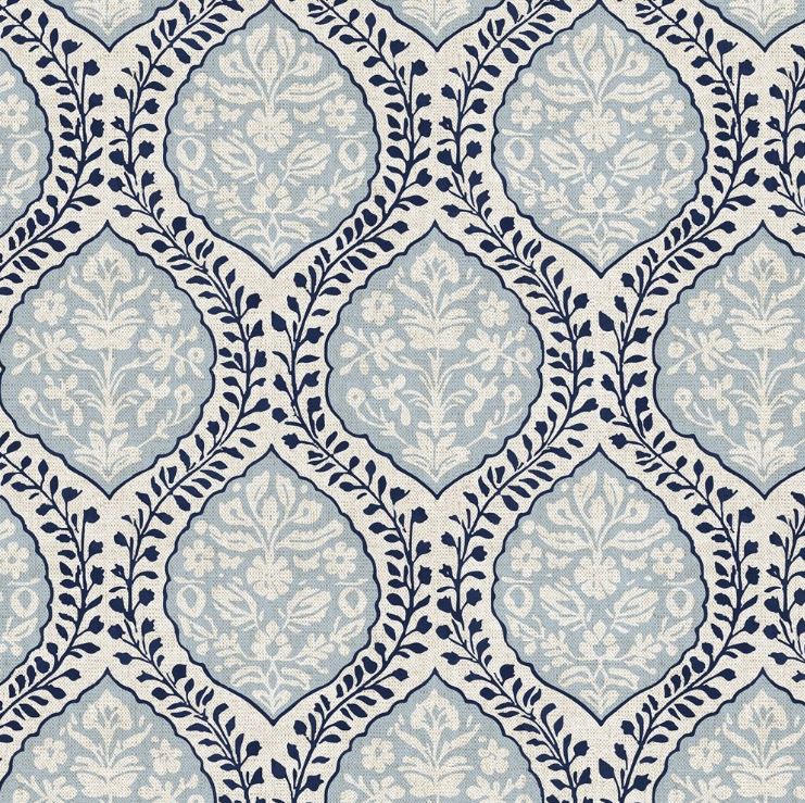 Chatham Glyn Indienne Dehli Azure Fabric