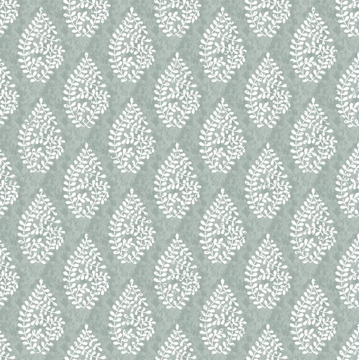 Chatham Glyn Indienne Bagru Duckegg Fabric