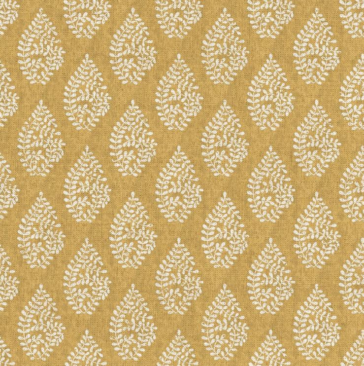 Chatham Glyn Indienne Bagru Ochre Fabric