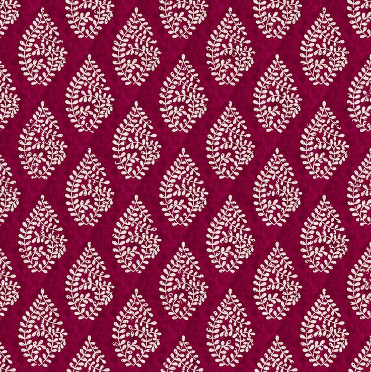 Chatham Glyn Indienne Bagru Ruby Fabric