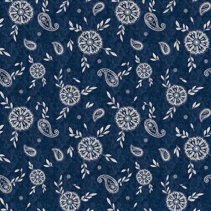 Chatham Glyn Indienne Chennai Indigo Fabric