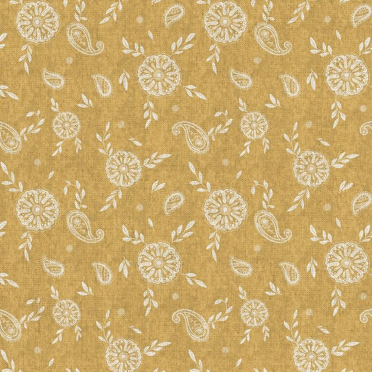 Chatham Glyn Indienne Chennai Ochre Fabric