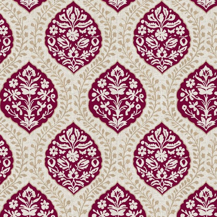 Chatham Glyn Indienne Dehli Ruby Fabric