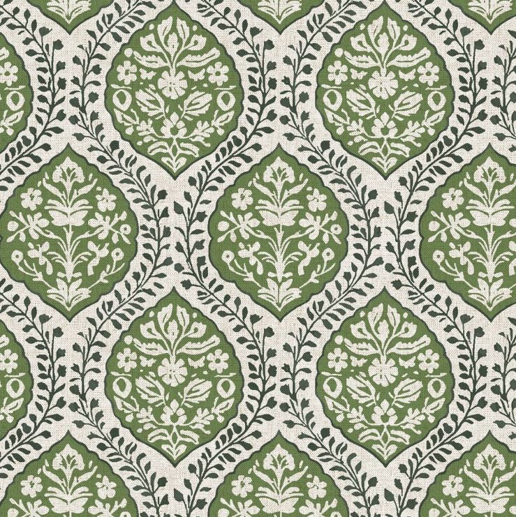 Chatham Glyn Indienne Dehli Sage Fabric