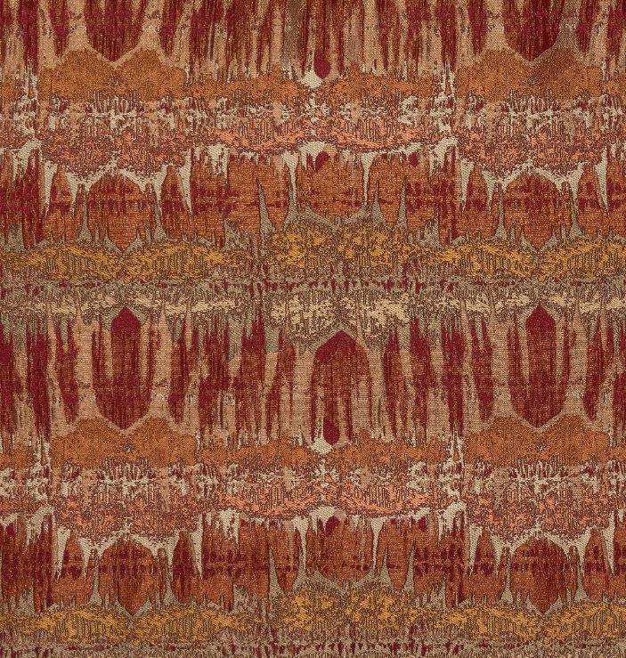 Porter & Stone Elements Inca Burnt Orange Fabric