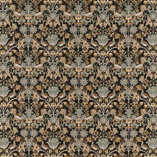 Porter & Stone Holcombe Holcombe Noir Fabric