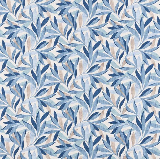 Porter & Stone Majorelle Mauritius Ashley Blue Fabric