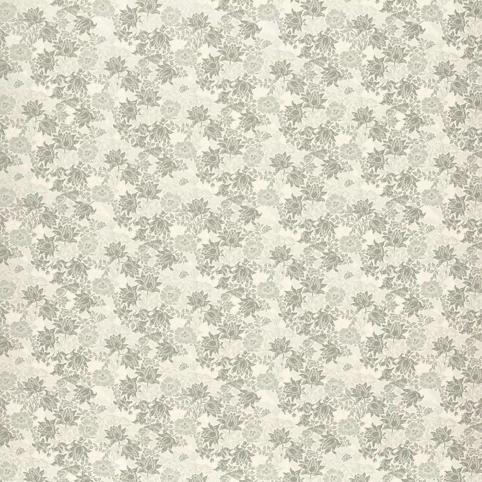 Clarke & Clarke William Morris Weaves Mallow Jacquard Dove/Slate Fabric