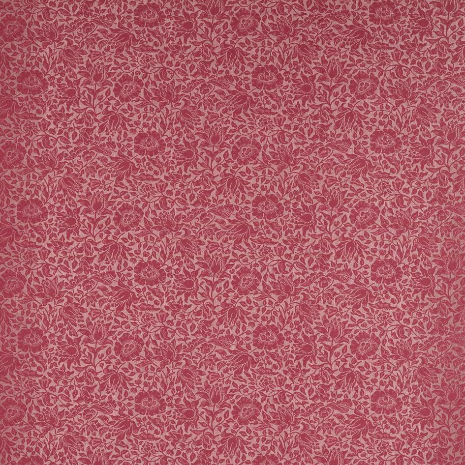 Clarke & Clarke William Morris Weaves Mallow Weave Plum Fabric