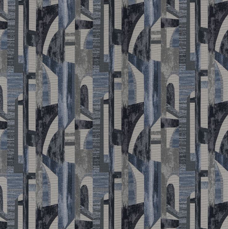 Porter & Stone Magma Berlin Indigo Fabric