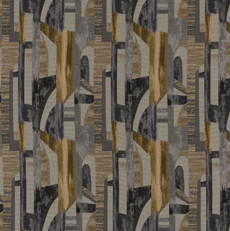 Porter & Stone Magma Berlin Ochre Fabric