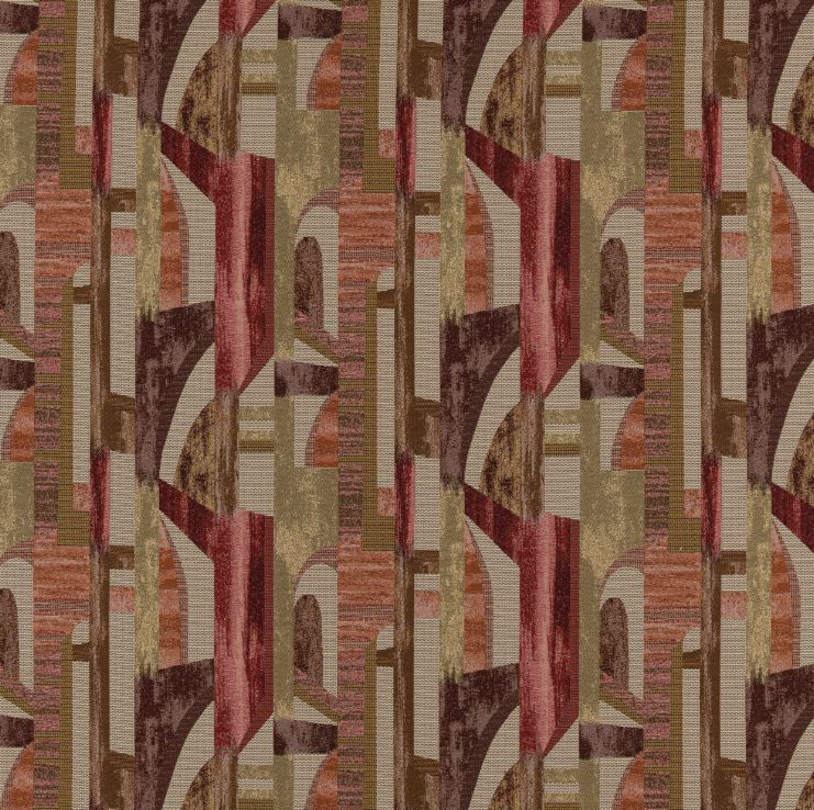 Porter & Stone Magma Berlin Rosso Fabric