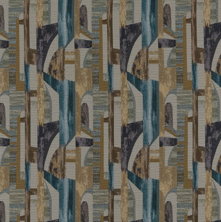 Porter & Stone Magma Berlin Teal Fabric