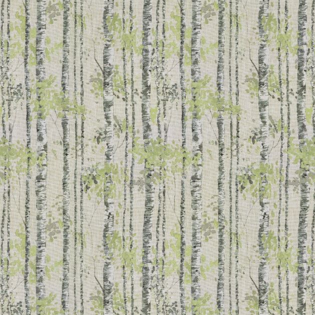 Belfield Woodland Birch Sage Fabric