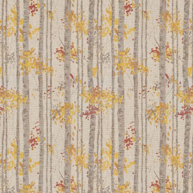 Belfield Woodland Birch Spice Fabric