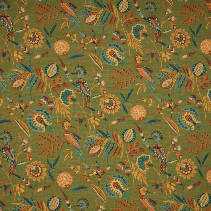 ILIV Artisan Hoopoe Fern Fabric