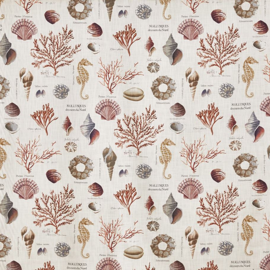 Prestigious Textiles Jersey St Helier Coral Fabric