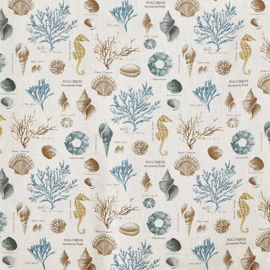 Prestigious Textiles Jersey St Helier Aqua Fabric