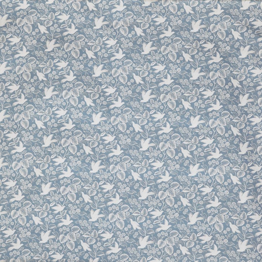 Prestigious Textiles Sutton Park Hollies Cornflower Fabric