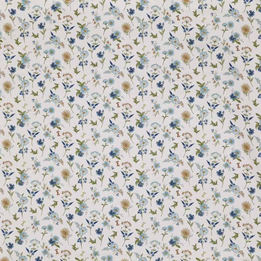Prestigious Textiles Sutton Park Marigold Cornflower Fabric