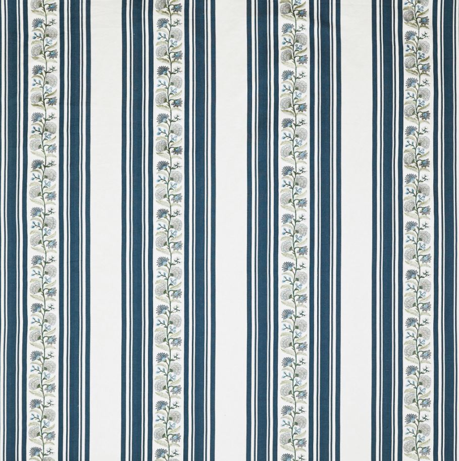 Prestigious Textiles Sutton Park Wyndley Navy Fabric