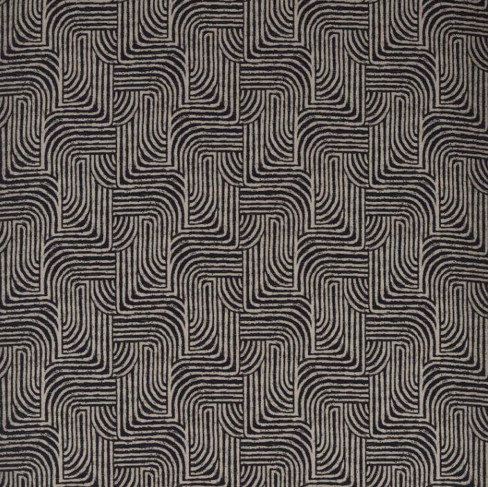 Clarke & Clarke Metropolitan Gormley Noir Fabric
