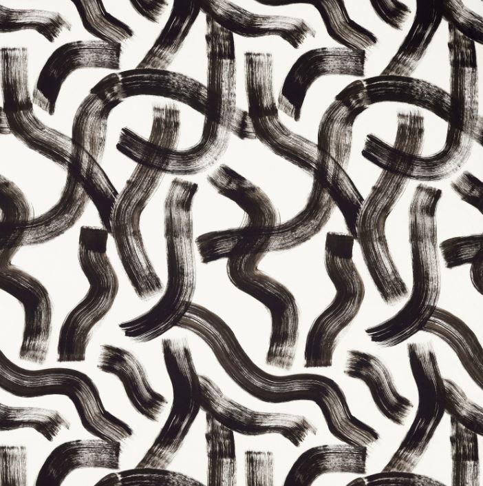 Clarke & Clarke Metropolitan Malevich Noir Fabric