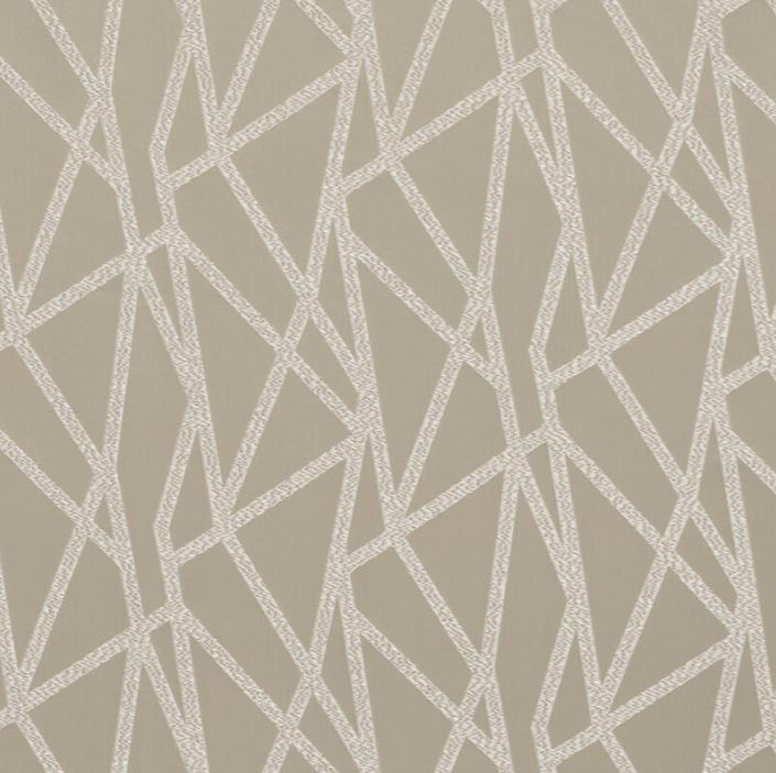Clarke & Clarke Metropolitan Geomo Taupe Fabric
