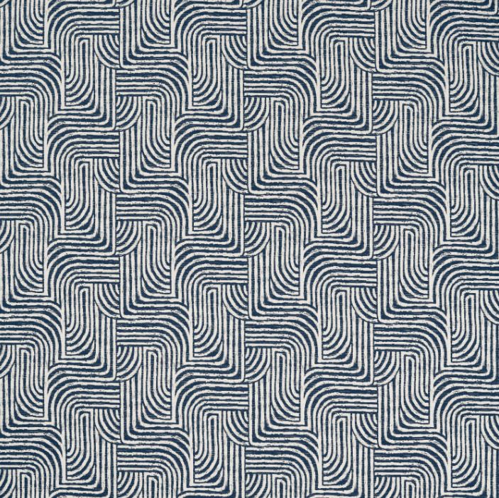 Clarke & Clarke Metropolitan Gormley Ink Fabric