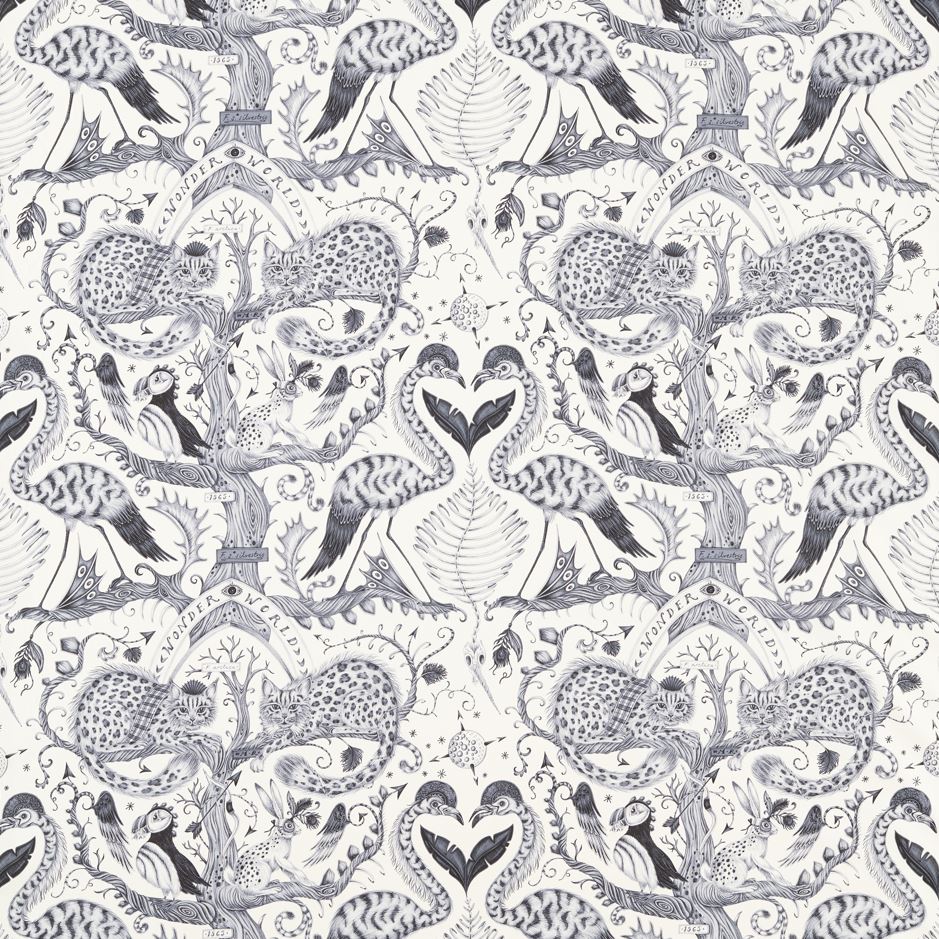 Emma J Shipley Mythica Wonder World Print Mono Fabric