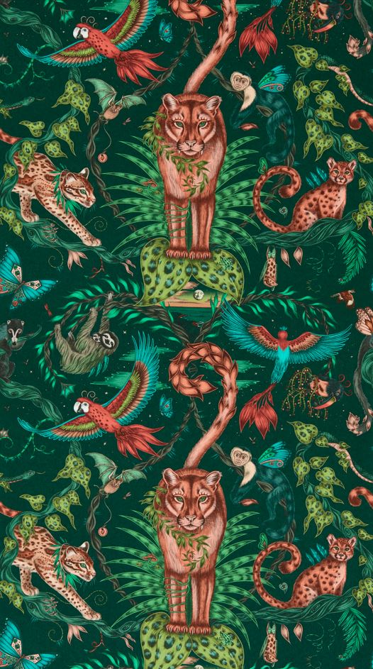 Emma J Shipley Mythica Bosque Dreams Forest Wallpaper