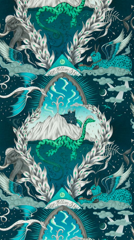 Emma J Shipley Mythica Highlandia Marine Wallpaper