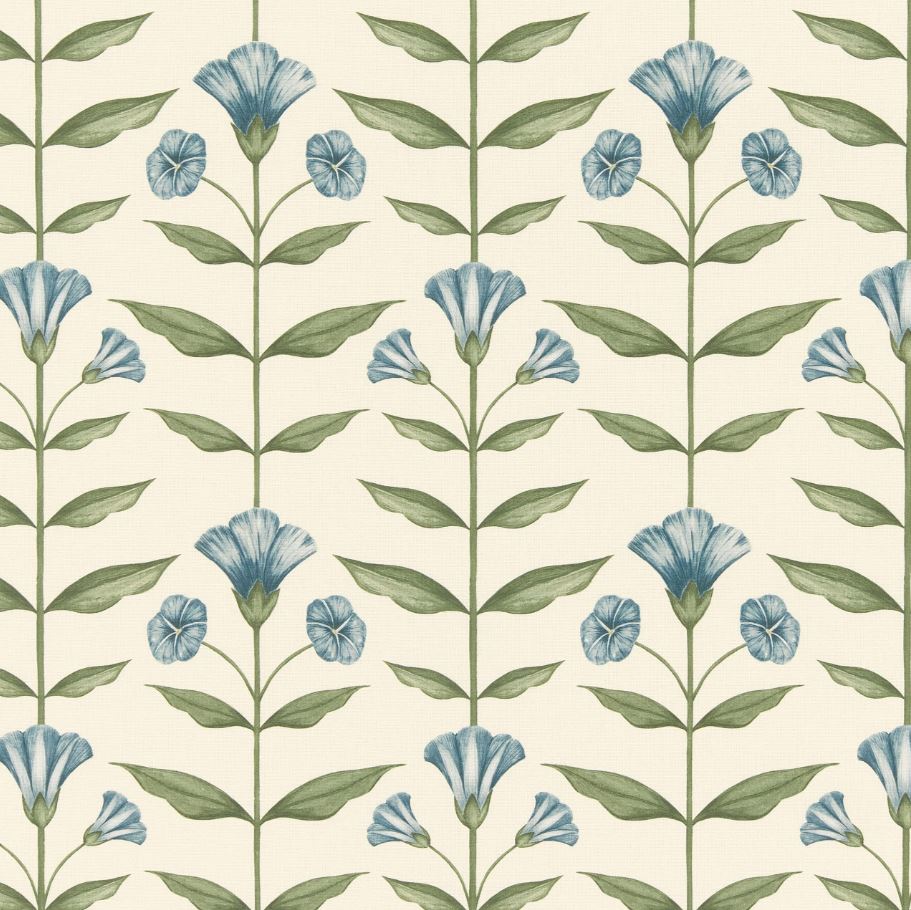 Ashley Wilde Florian Ottilie Kingfisher Fabric