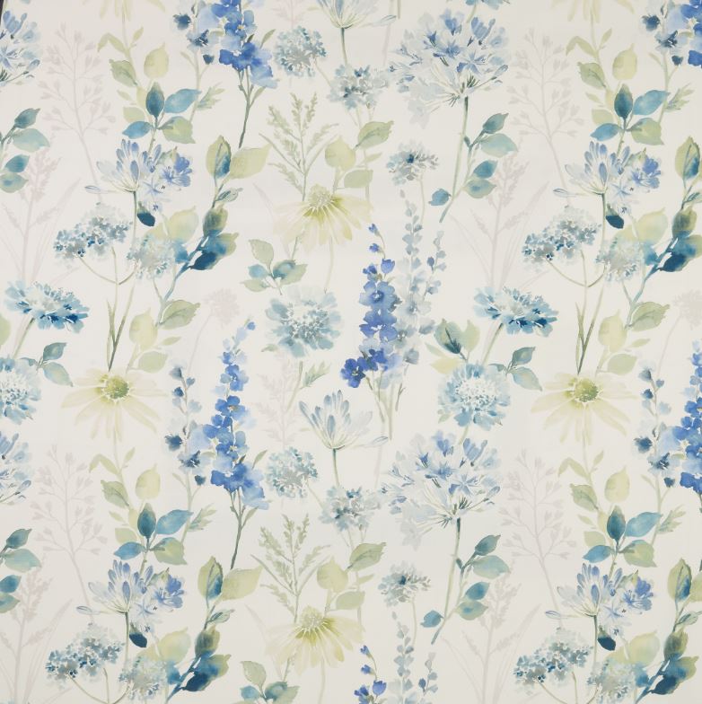 ILIV Rewilding Wild Garden Cotton Cornflower Fabric
