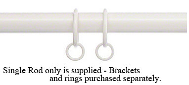 Cameron Fuller 12mm Metal Cafe Rod only Chalk