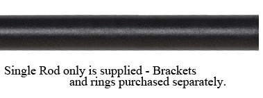 Cameron Fuller 12mm Metal Cafe Rod only Graphite