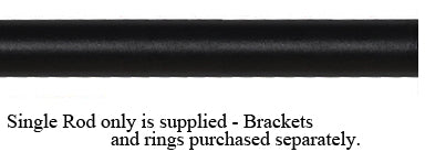 Cameron Fuller 12mm Metal Cafe Rod only Black