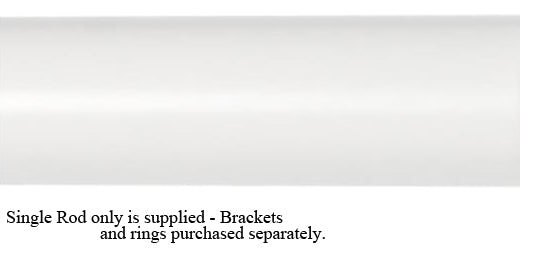 Cameron Fuller 12mm Metal Cafe Rod only White