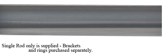 Cameron Fuller 12mm Metal Cafe Rod only Pewter