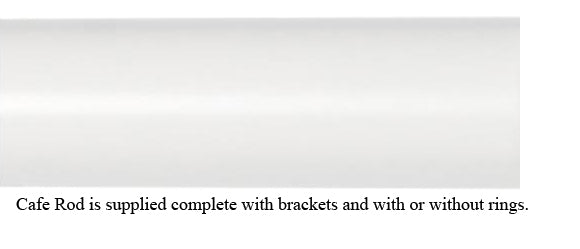 Cameron Fuller 12mm Metal Cafe Rod White