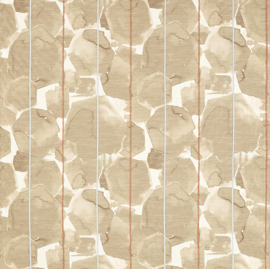 Harlequin Kasuri Ceilo Clay/Paprika/Sky Fabric
