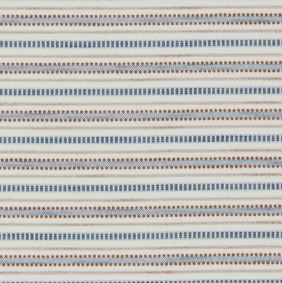 Harlequin Indoor Outdoor Weaves 2 Cove Indigo/Rust Fabric
