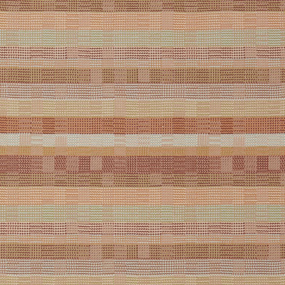 Harlequin Indoor Outdoor Weaves 2 Mira Clementine/Rust/Aqua Fabric