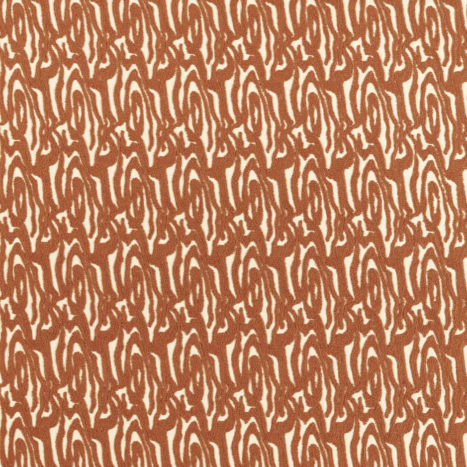 Harlequin x Henry Holland Marble Wave Terracotta Fabric