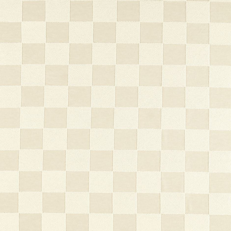 Harlequin x Henry Holland Blenets Check Oatmeal Fabric