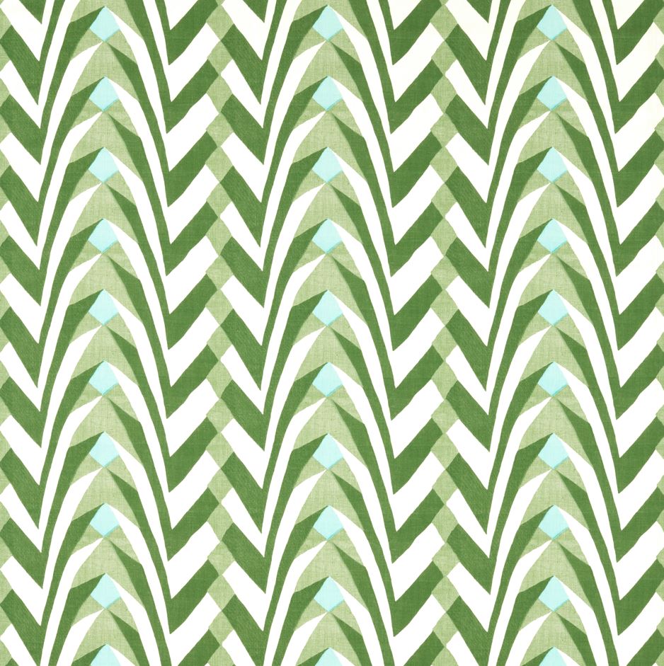 Harlequin Idyllic Klimt Kelly/Aqua Fabric